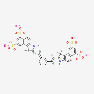 molecular formula C40H37K3N2O12S4 B14767142 Sulfo-Cyanine7.5 dimethyl 