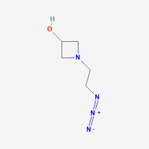 molecular formula C5H10N4O B1476720 1-(2-Azidoethyl)azetidin-3-ol CAS No. 1861099-83-3