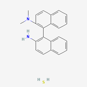 molecular formula C22H22N2S B14767239 (S)-N,N-Dimethyl-[1,1'-binaphthalene]-2,2'-diamine 