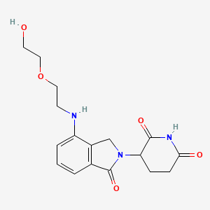 molecular formula C17H21N3O5 B14767378 Lenalidomide-PEG2-OH 