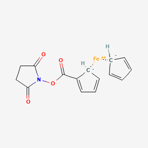 molecular formula C15H13FeNO4 B14767400 Ferrocenecarboxylic Acid N-Succinimidyl Ester 