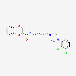 molecular formula C23H27Cl2N3O3 B14767409 Dopamine D3 receptor antagonist-2 