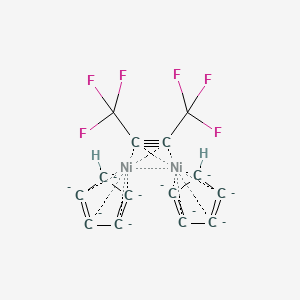 molecular formula C14H2F6Ni2-10 B14767523 Dicyclopentadienyl(hexafluoro-2-butyne)dinickel 