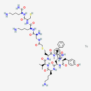 molecular formula C65H96N16O12S2Tc B14767552 Technetium Tc-99m Depreotide CAS No. 174900-52-8