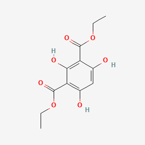 molecular formula C12H14O7 B14767631 Diethyl 2,4,6-trihydroxybenzene-1,3-dicarboxylate 