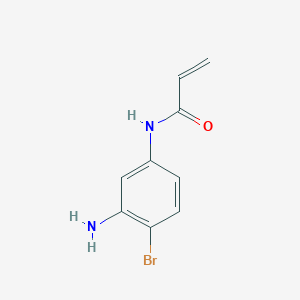 molecular formula C9H9BrN2O B14767679 N-(3-Amino-4-bromophenyl)acrylamide 