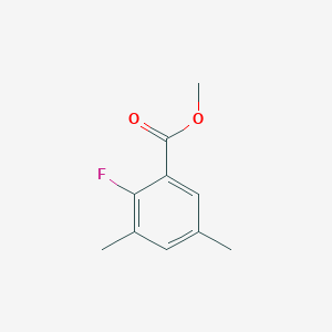 molecular formula C10H11FO2 B14767726 Methyl 2-fluoro-3,5-dimethylbenzoate 