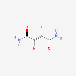 molecular formula C4H4F2N2O2 B14767931 2,3-Difluorofumaramide 