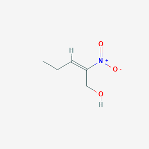 molecular formula C5H9NO3 B147681 (E)-2-Nitro-2-penten-1-ol CAS No. 138668-18-5