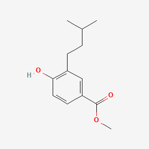 molecular formula C13H18O3 B14768104 Methyl 4-hydroxy-3-isopentylbenzoate 