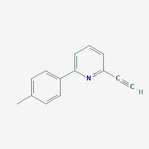 molecular formula C14H11N B14768529 2-Ethynyl-6-(p-tolyl)pyridine 