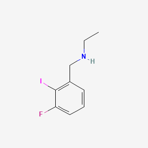 molecular formula C9H11FIN B14768688 N-(3-Fluoro-2-iodobenzyl)ethanamine 