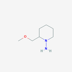 molecular formula C7H16N2O B1476871 2-(Methoxymethyl)piperidin-1-amine CAS No. 1936132-04-5