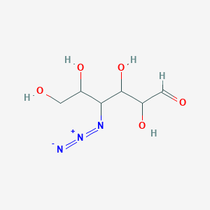 molecular formula C6H11N3O5 B14768920 4-azido-4-deoxy-D-glucose 