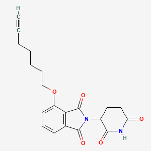 molecular formula C20H20N2O5 B14769092 Thalidomide-O-C5-alkyne 