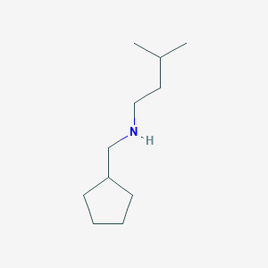 molecular formula C11H23N B14769169 N-(cyclopentylmethyl)-3-methylbutan-1-amine 