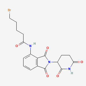 molecular formula C18H18BrN3O5 B14769190 Pomalidomide-CO-C4-Br 