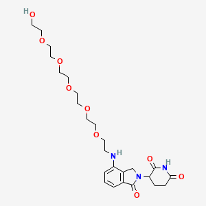 molecular formula C25H37N3O9 B14769218 Lenalidomide-PEG6-OH 