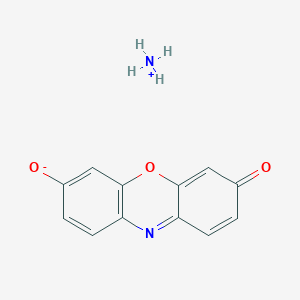molecular formula C12H10N2O3 B147693 Ammonium 3-oxo-3h-phenoxazin-7-olate CAS No. 42249-61-6