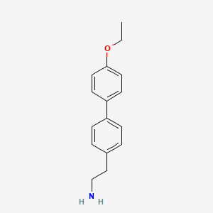 molecular formula C16H19NO B14769320 2-(4'-Ethoxy-[1,1'-biphenyl]-4-yl)ethanamine 
