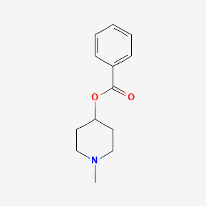 molecular formula C13H17NO2 B14769421 1-Methylpiperidin-4-yl benzoate 