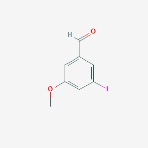molecular formula C8H7IO2 B14769453 3-Iodo-5-methoxybenzaldehyde 