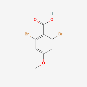 molecular formula C8H6Br2O3 B14769459 2,6-Dibromo-4-methoxybenzoic acid 