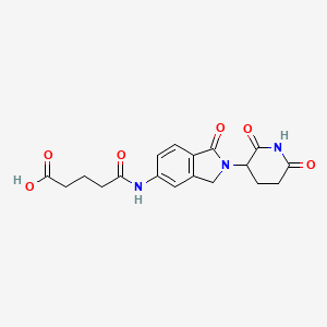 molecular formula C18H19N3O6 B14769616 Lenalidomide-5'-CO-C3-acid 