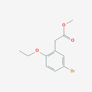 molecular formula C11H13BrO3 B14769645 Methyl 2-(5-bromo-2-ethoxyphenyl)acetate 