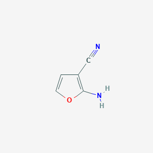 molecular formula C5H4N2O B147697 2-Aminofuran-3-carbonitrile CAS No. 139370-56-2