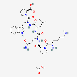 molecular formula C40H61N9O10 B14769743 C-Reactive Protein (CRP) 201-206 acetate 
