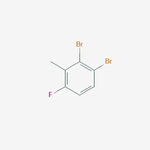 molecular formula C7H5Br2F B14769793 1,2-Dibromo-4-fluoro-3-methylbenzene 