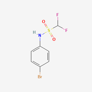 molecular formula C7H6BrF2NO2S B14769941 N-(4-bromophenyl)-1,1-difluoromethanesulfonamide 