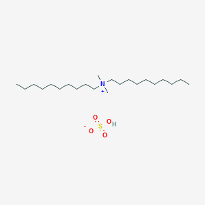 molecular formula C22H49NO4S B14769991 Didecyldimethylammonium hydrogen sulfate 
