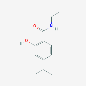 molecular formula C12H17NO2 B14769992 N-Ethyl-2-hydroxy-4-isopropylbenzamide 
