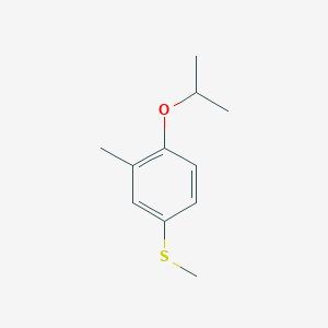 molecular formula C11H16OS B14770385 (4-Isopropoxy-3-methylphenyl)(methyl)sulfane 