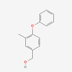 molecular formula C14H14O2 B14770427 (3-Methyl-4-phenoxyphenyl)methanol 