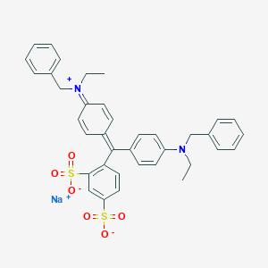 molecular formula C37H35N2NaO6S2 B147705 Acid blue 7 CAS No. 3486-30-4