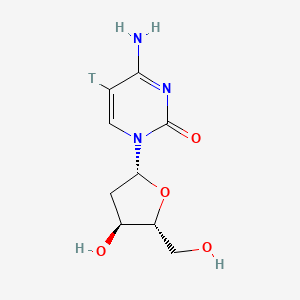 molecular formula C9H13N3O4 B14770573 Deoxy[5-3H]cytidine 