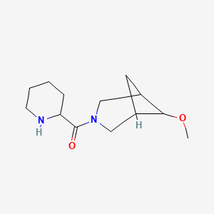 molecular formula C13H22N2O2 B1477062 (6-Methoxy-3-azabicyclo[3.1.1]heptan-3-yl)(piperidin-2-yl)methanone CAS No. 2097949-50-1