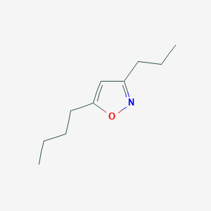 molecular formula C10H17NO B147707 5-Butyl-3-propylisoxazole CAS No. 134837-14-2