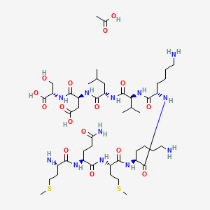 molecular formula C47H86N12O16S2 B14770787 Anti-Inflammatory Peptide 1 Acetate 