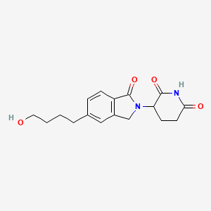 molecular formula C17H20N2O4 B14770842 Phthalimidinoglutarimide-5'-C4-OH 