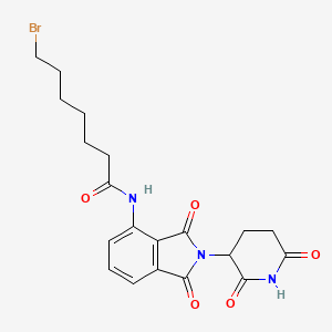 molecular formula C20H22BrN3O5 B14770922 Pomalidomide-CO-C6-Br 