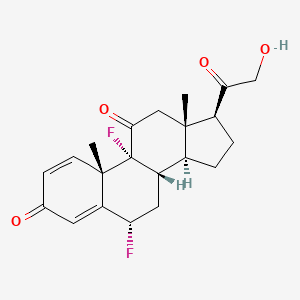 molecular formula C21H24F2O4 B14771053 Difluprednate Impurity 15 CAS No. 2285-44-1