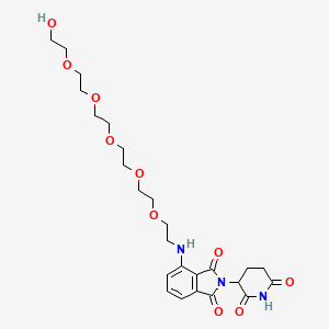 molecular formula C25H35N3O10 B14771074 Pomalidomide-PEG6-OH 