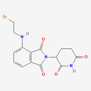 molecular formula C15H14BrN3O4 B14771336 Pomalidomide-C2-Br 