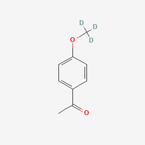 molecular formula C9H10O2 B14771411 4-Methoxyacetophenone (D3) 