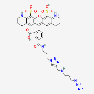 molecular formula C36H38N10O10S2 B14772150 APDye 532 Azide Plus 