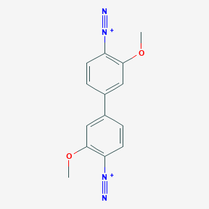 molecular formula C14H12N4O2+2 B147723 Fast blue B CAS No. 20282-70-6
